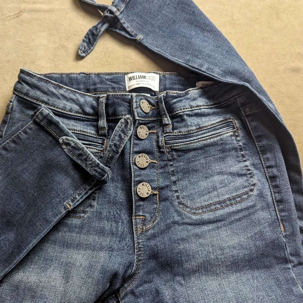 William Rast High Rise Crop Jeans - Picture 1 of 8